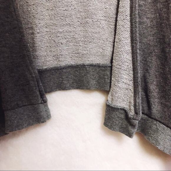 TRF Zara Gray Long Sleeve High Low Open Cardigan - Picture 7 of 8